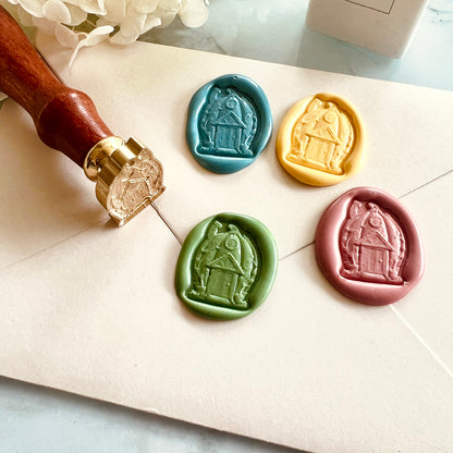 Whimsical Fairy House Door Wax Seal Stamp – Brass 19.1x25.3mm