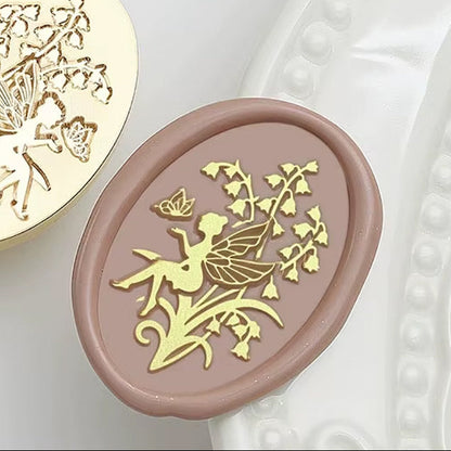 Fairy & Butterfly Wax Seal Stamp size 20x30mm