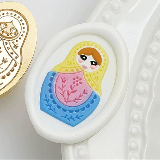 Matryoshka Doll Wax Seal Stamp size 20x30mm