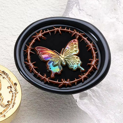 Butterfly Thorn Wax Seal Stamp 30mm – Gothic Butterfly