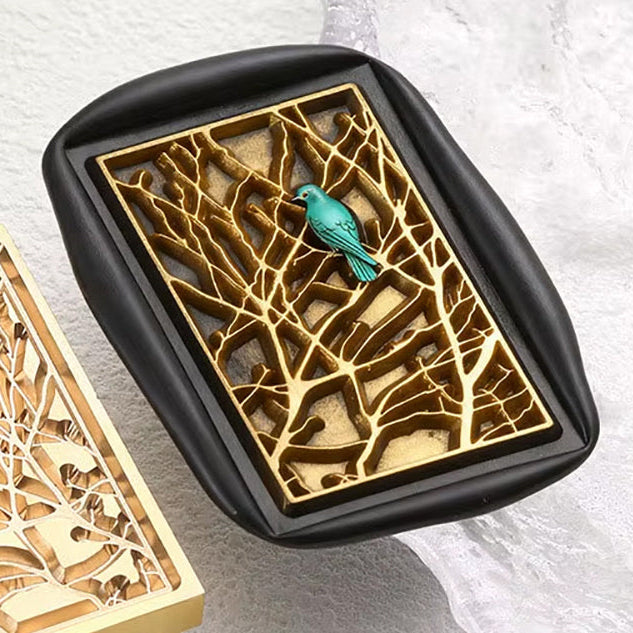 Tree Branch & Bird Wax Seal Stamp 40x25mm