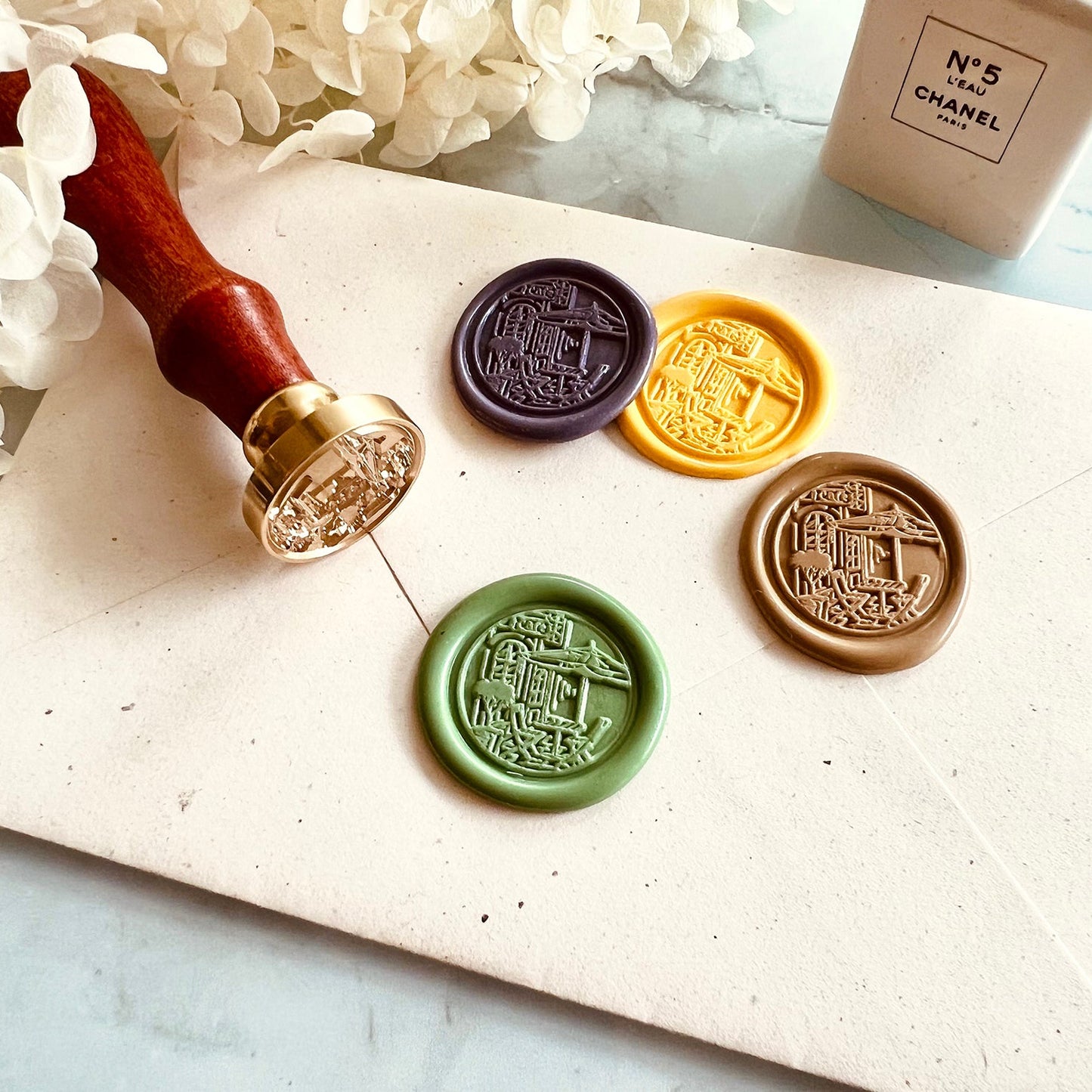 Café Street Wax Seal Stamp size 25mm