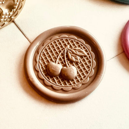 Cherry Wax Seal Stamp 25mm