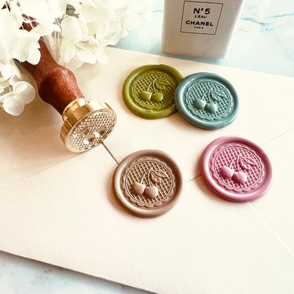 Cherry Wax Seal Stamp 25mm