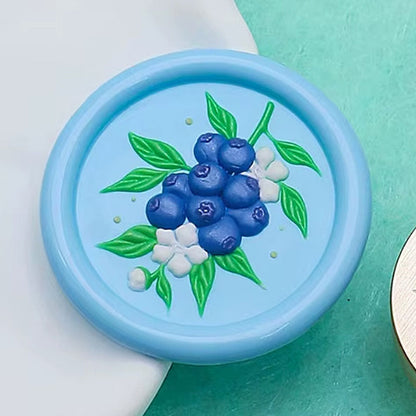 Blueberry Wax Seal Stamp 25mm