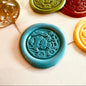 Tropical Fish Wax Seal Stamp size 25mm