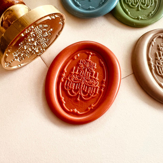 Chandelier Wax Seal Stamp size 20x30 mm