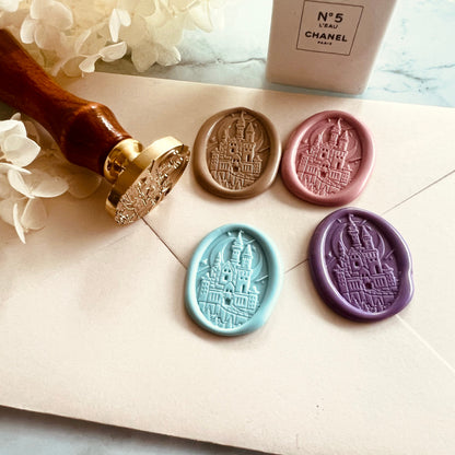 Fairytale Castle Wax Seal Stamp size 20x30 mm