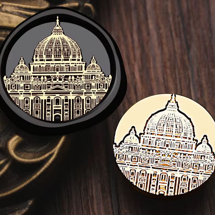 Cathedral Wax Seal Stamp 30mm – Vintage Architecture