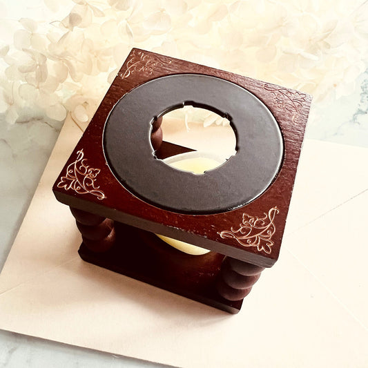 Decorative Wooden Wax Seal Melting Stove
