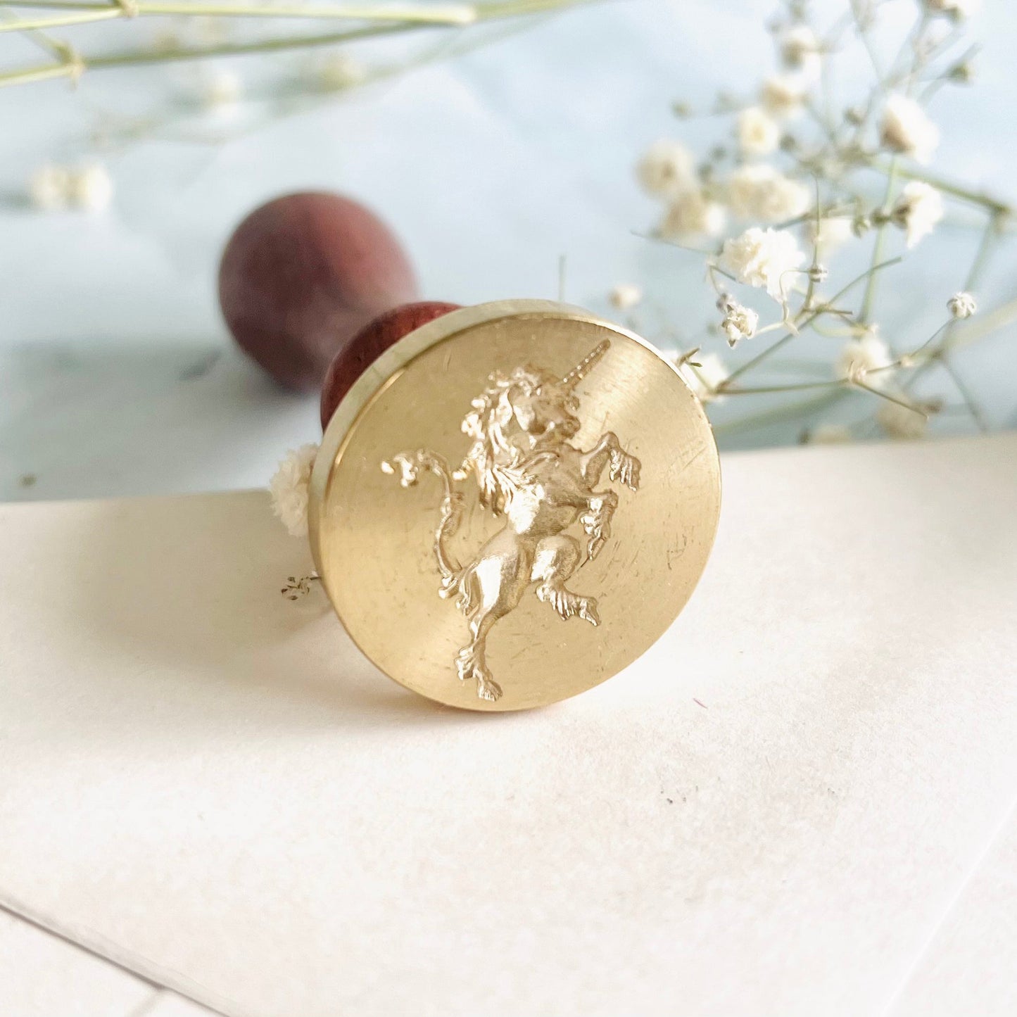 Majestic Unicorn Wax Seal Stamp – 30mm