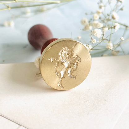 Majestic Unicorn Wax Seal Stamp – 30mm