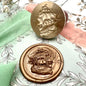 Vintage Sailing Ship Wax Seal Stamp size 30mm